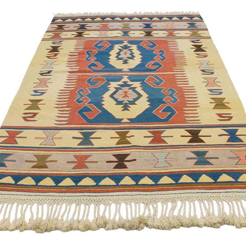 Alfombra Vintage Kilim Turca - 125 cm x 196 cm - K0068453