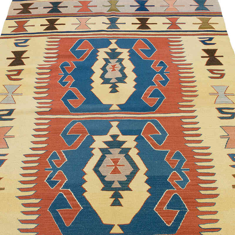 Alfombra Vintage Kilim Turca - 125 cm x 196 cm - K0068453