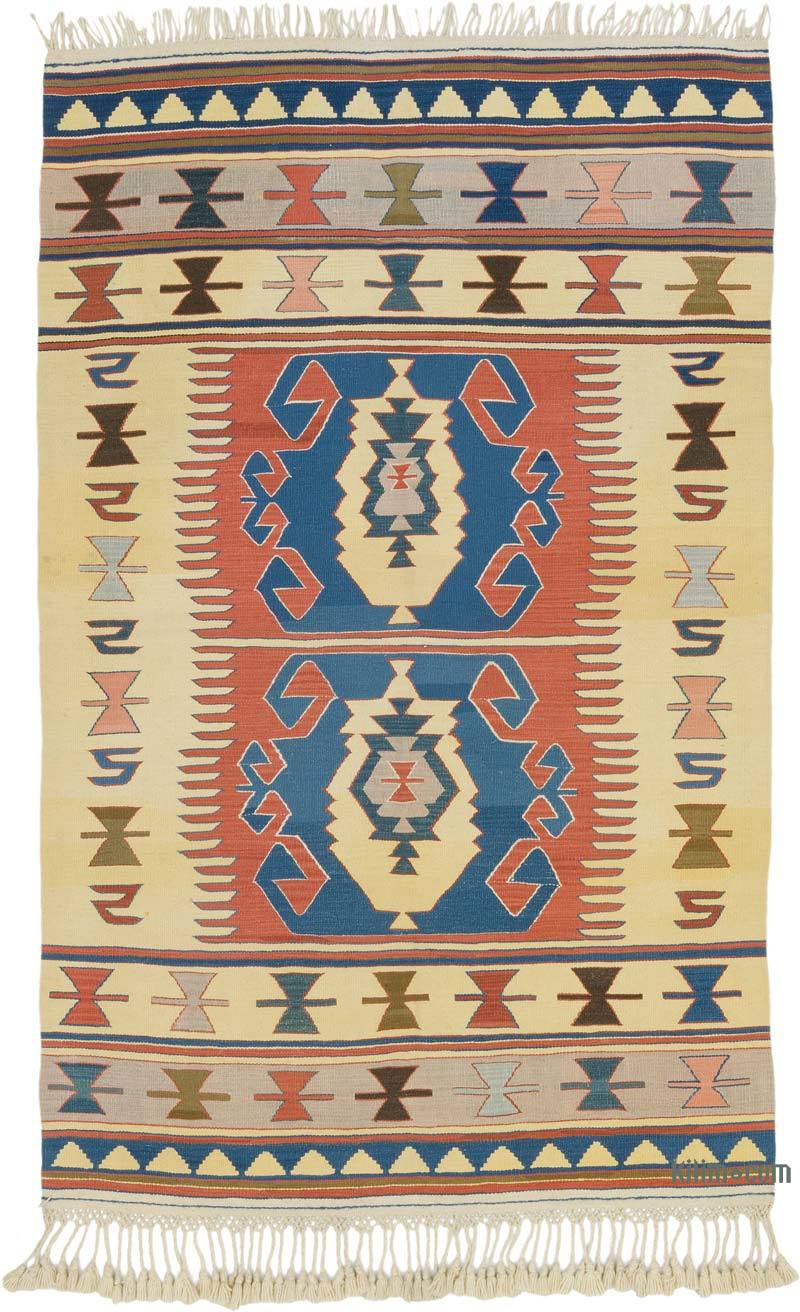 Alfombra Vintage Kilim Turca - 125 cm x 196 cm - K0068453