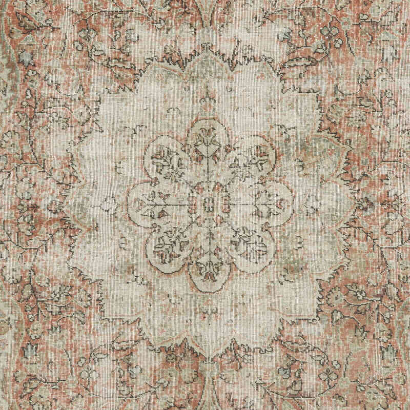 Alfombra Vintage Turca Anudada a Mano - 197 cm x 300 cm - K0068458