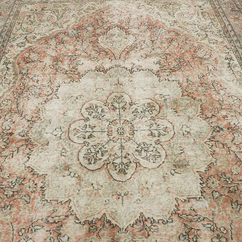 Alfombra Vintage Turca Anudada a Mano - 197 cm x 300 cm - K0068458