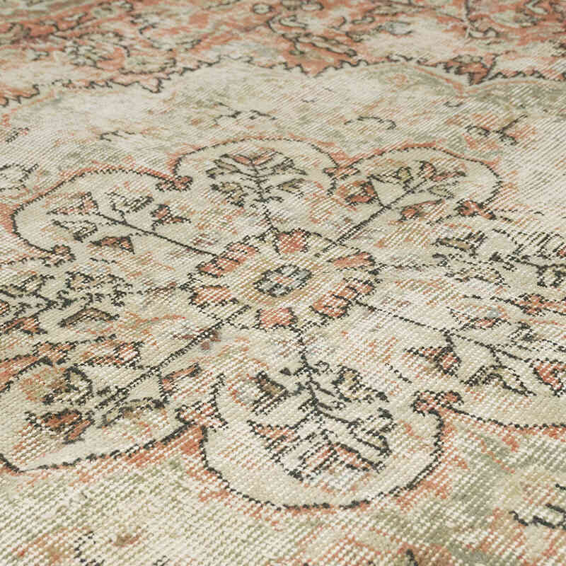 Alfombra Vintage Turca Anudada a Mano - 197 cm x 300 cm - K0068458