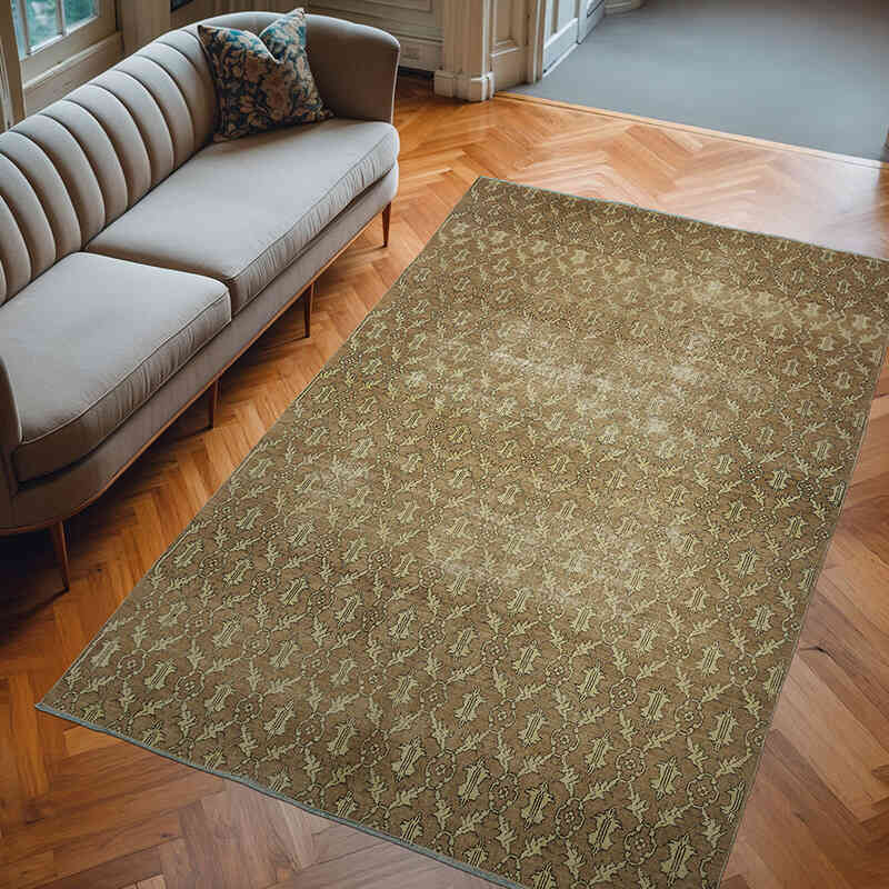 Alfombra Vintage Turca Anudada a Mano - 187 cm x 300 cm - K0068461