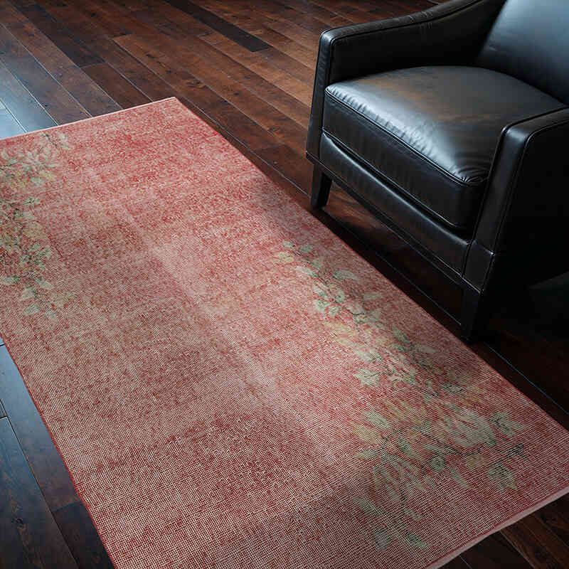 Vintage Turkish Hand-Knotted Rug - 3' 9" x 6' 7" (45" x 79") - K0068471