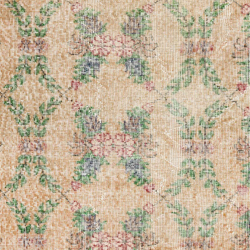 Alfombra Vintage Turca Anudada a Mano - 92 cm x 204 cm - K0068492