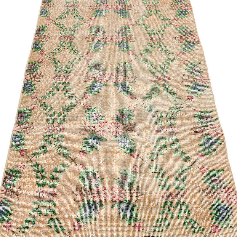 Alfombra Vintage Turca Anudada a Mano - 92 cm x 204 cm - K0068492