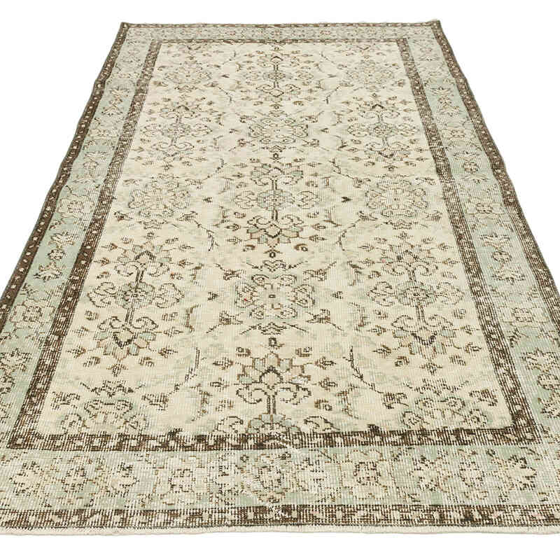Vintage Turkish Hand-Knotted Rug - 3' 8" x 6' 10" (44" x 82") - K0068494
