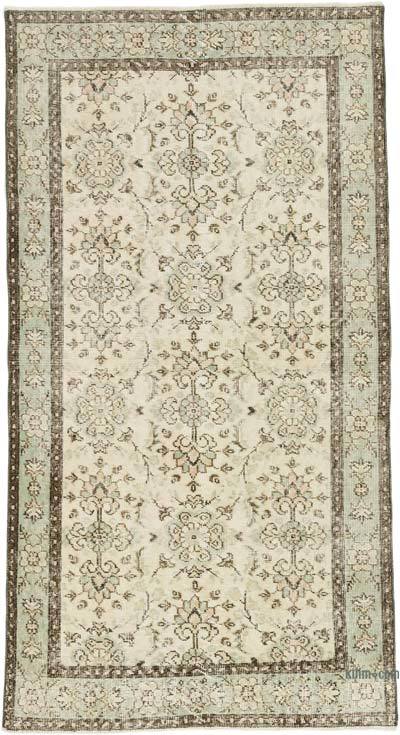 Vintage Turkish Hand-Knotted Rug - 3' 8" x 6' 10" (44" x 82")