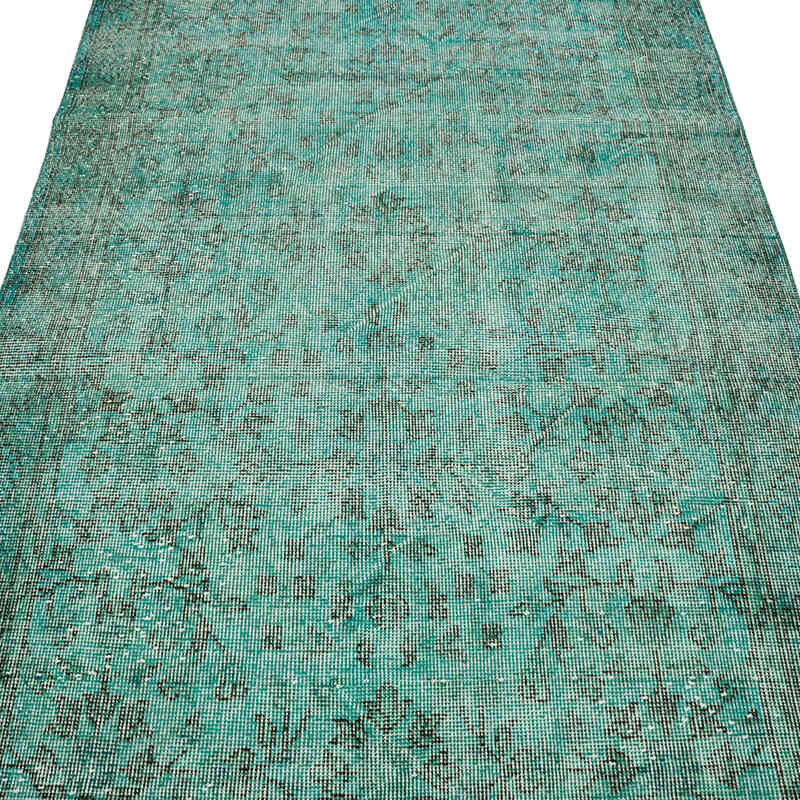 Boyalı El Dokuma Vintage Halı - 116 cm x 208 cm - K0068498