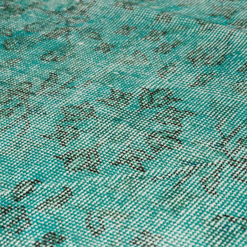 Boyalı El Dokuma Vintage Halı - 116 cm x 208 cm - K0068498