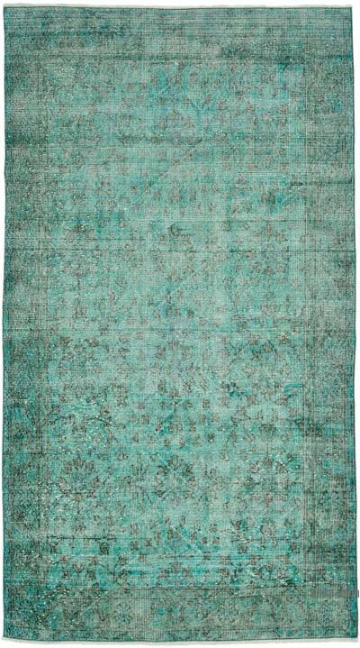 Over-dyed Vintage Hand-Knotted Turkish Rug - 3' 10" x 6' 10" (46" x 82")