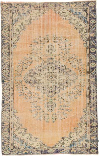 Alfombra Vintage Turca Anudada a Mano - 173 cm x 272 cm