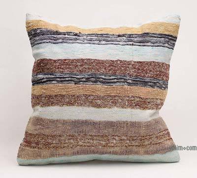 Kilim Pillow Cover - 1' 4" x 1' 4" (16" x 16")