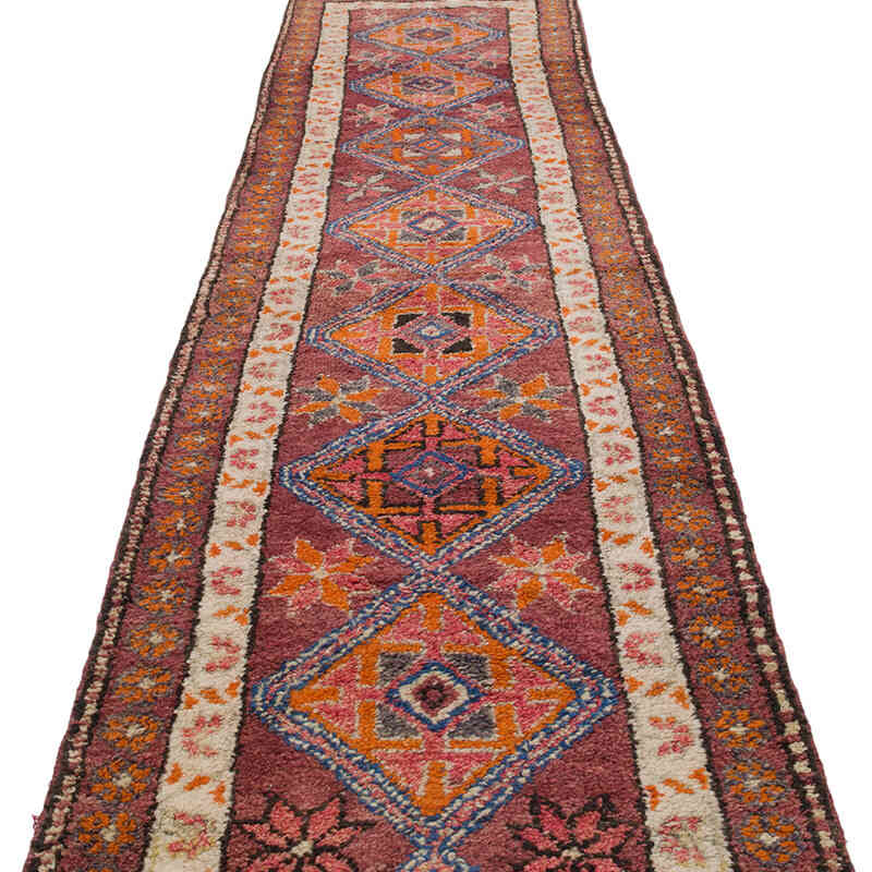 Alfombra Vintage de pasillo - 84 cm x 352 cm - K0068773