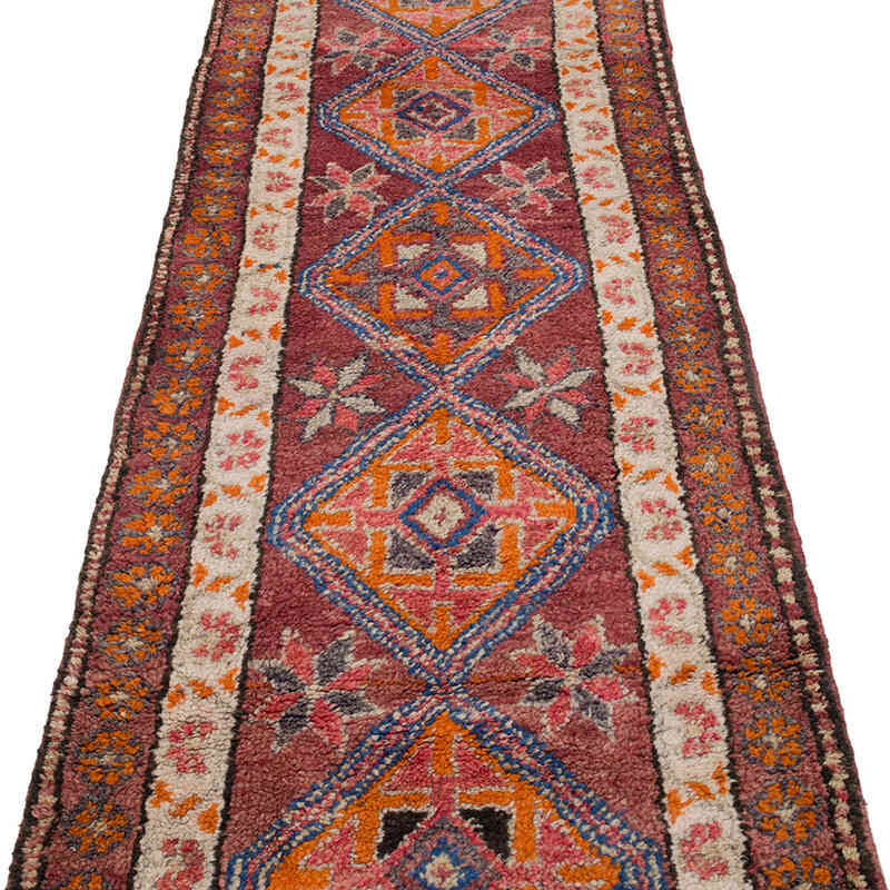 Alfombra Vintage de pasillo - 84 cm x 352 cm - K0068773