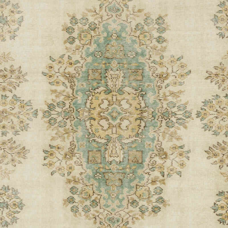 Vintage Turkish Hand-Knotted Rug - 7'  x 10' 10" (84" x 130") - K0068776