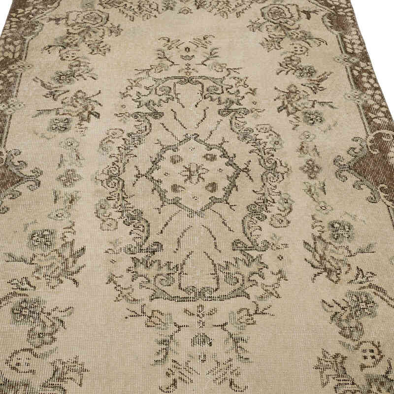 Vintage Turkish Hand-Knotted Rug - 3' 11" x 7' 2" (47" x 86") - K0068777
