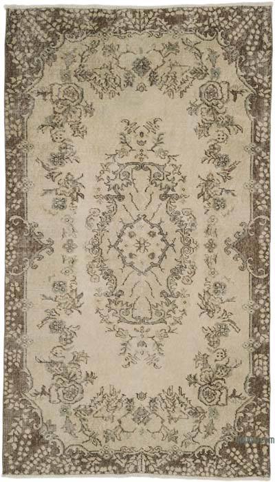 Vintage Turkish Hand-Knotted Rug - 3' 11" x 7' 2" (47" x 86")
