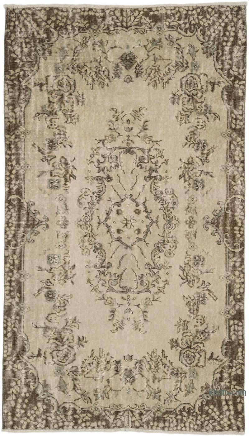 Vintage Turkish Hand-Knotted Rug - 3' 11" x 7' 2" (47" x 86") - K0068777