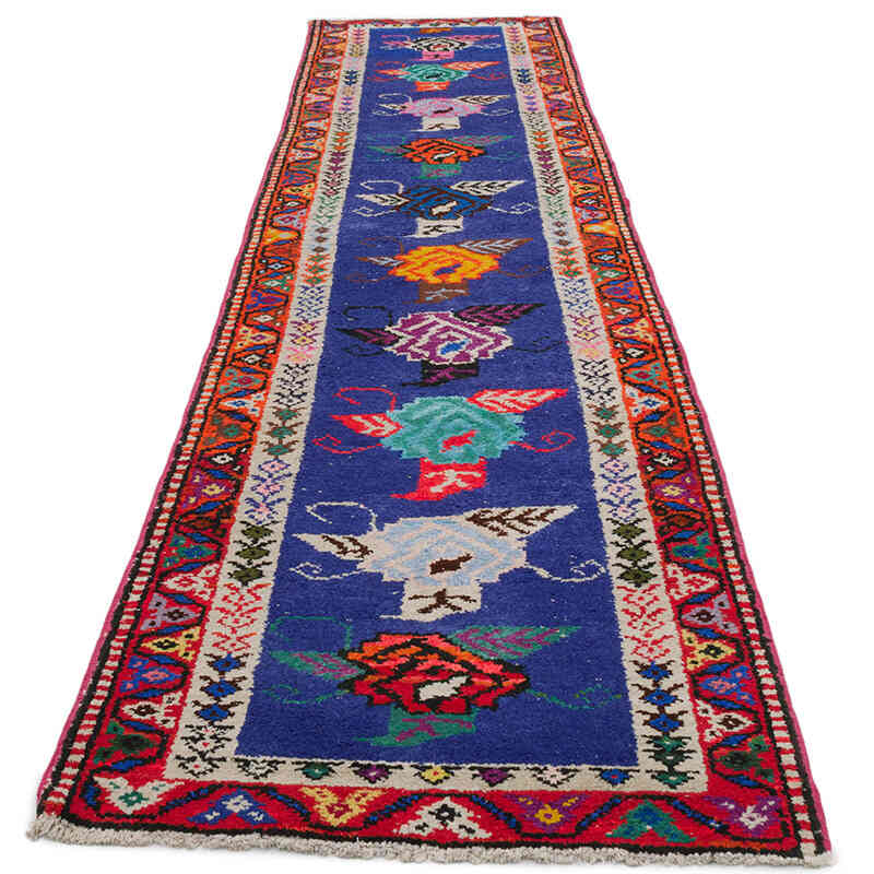 Alfombra Vintage de pasillo - 82 cm x 319 cm - K0068780