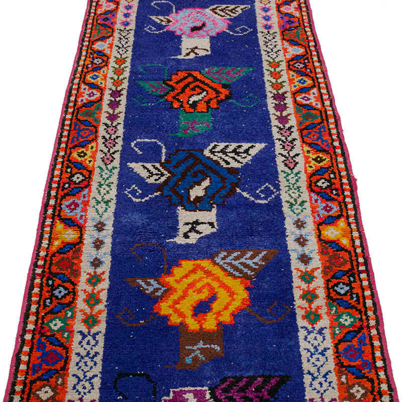 Alfombra Vintage de pasillo - 82 cm x 319 cm - K0068780