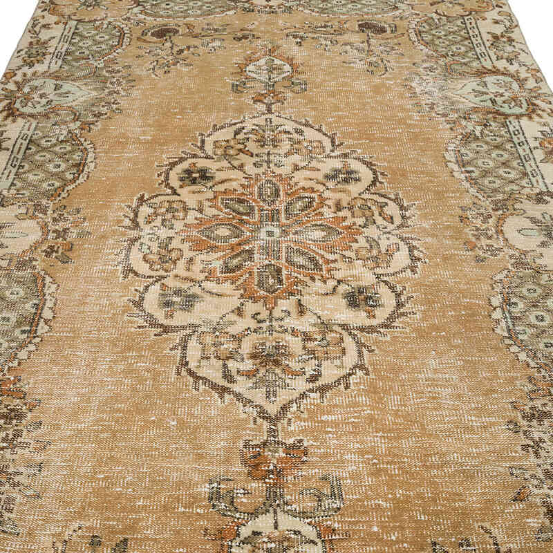 Vintage Turkish Hand-Knotted Rug - 5' 7" x 9' 6" (67" x 114") - K0068781