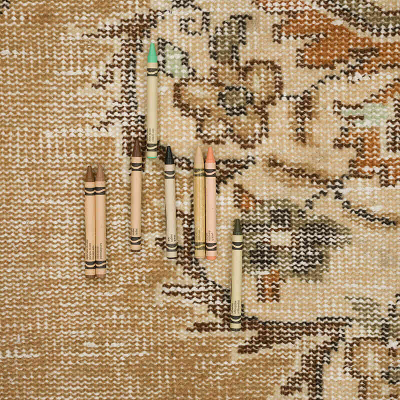Vintage Turkish Hand-Knotted Rug - 5' 7" x 9' 6" (67" x 114") - K0068781