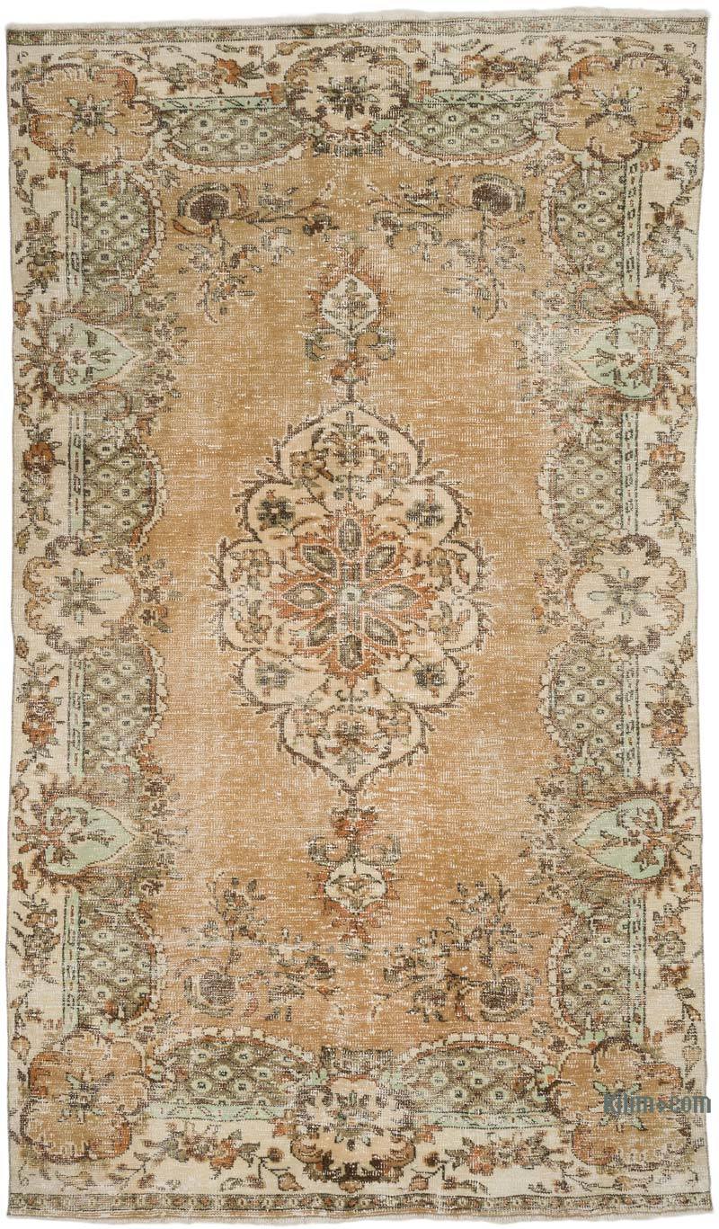 Vintage Turkish Hand-Knotted Rug - 5' 7" x 9' 6" (67" x 114") - K0068781