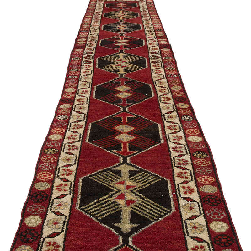 Vintage Tribal Runner Rug - 2' 10" x 14' 10" (34" x 178") - K0068784