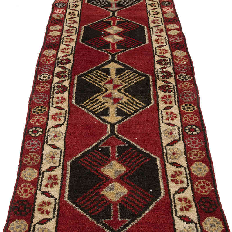 Vintage Tribal Runner Rug - 2' 10" x 14' 10" (34" x 178") - K0068784
