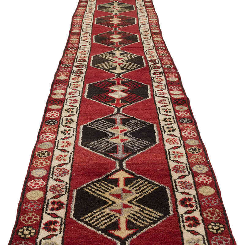 Vintage Tribal Runner Rug - 2' 10" x 14' 10" (34" x 178") - K0068784