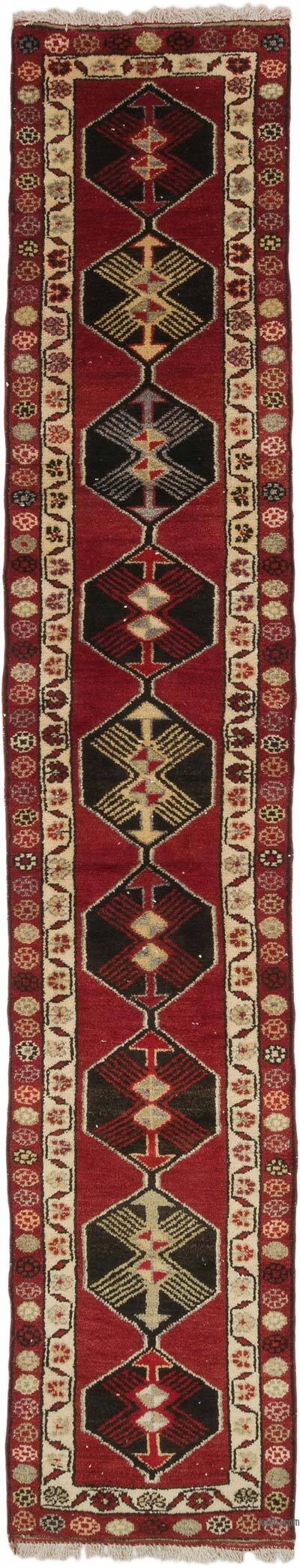Vintage Tribal Runner Rug - 2' 10" x 14' 10" (34" x 178")