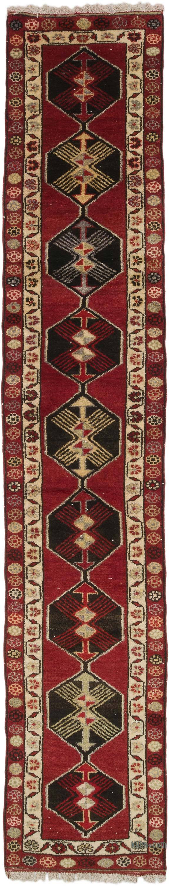 Vintage Tribal Runner Rug - 2' 10" x 14' 10" (34" x 178") - K0068784