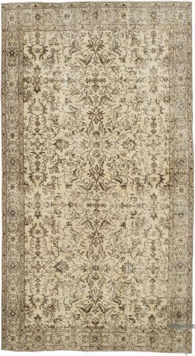 Vintage Turkish Hand-Knotted Rug - 3' 10" x 6' 11" (46" x 83")