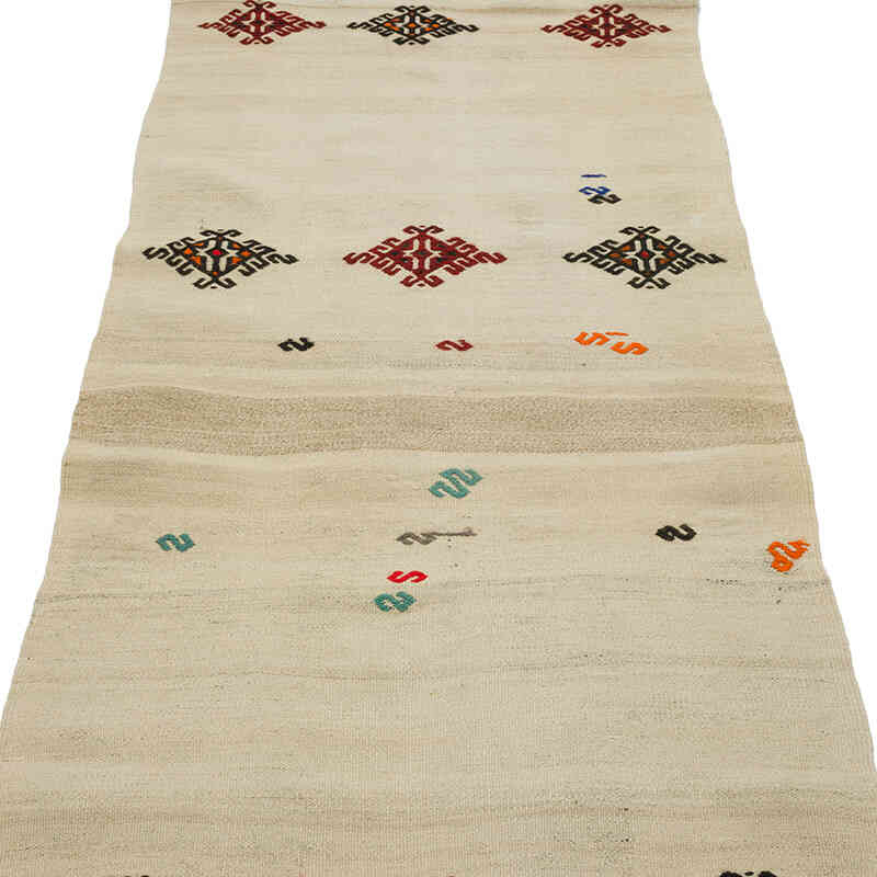 Vintage Anadolu Kilim Yolluk - 77 cm x 337 cm - K0068806
