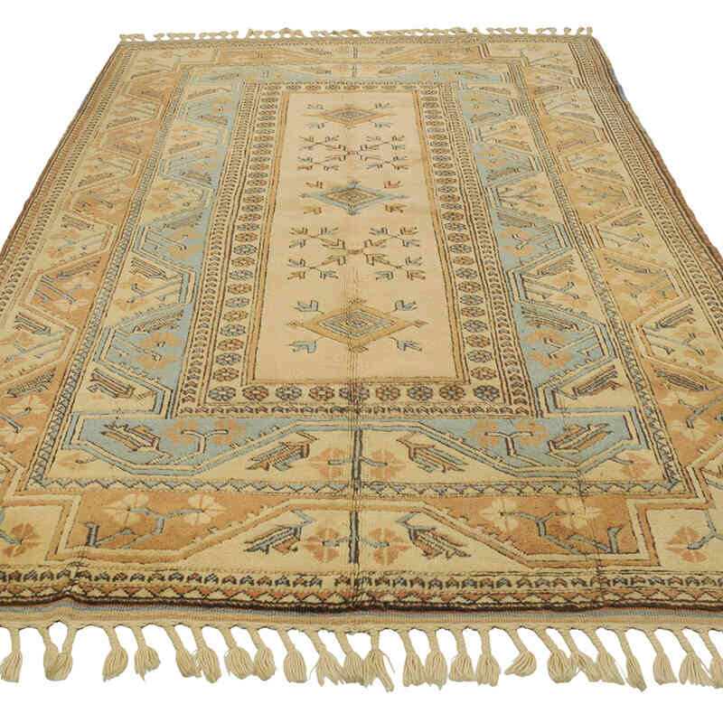 Vintage Turkish Hand-Knotted Rug - 5' 1" x 8' 1" (61" x 97") - K0068810