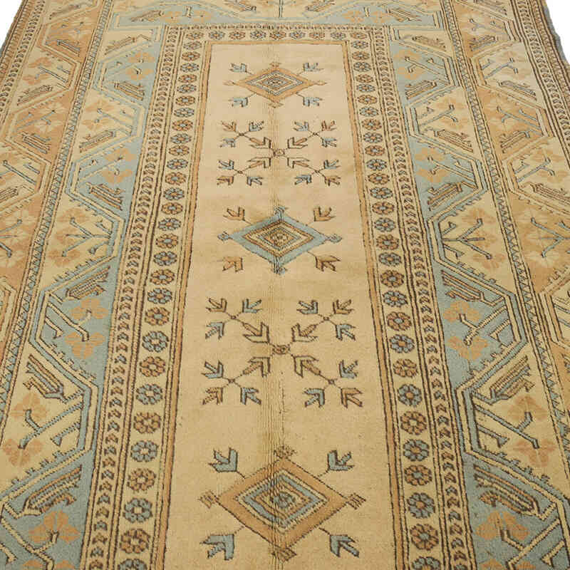 Vintage Turkish Hand-Knotted Rug - 5' 1" x 8' 1" (61" x 97") - K0068810