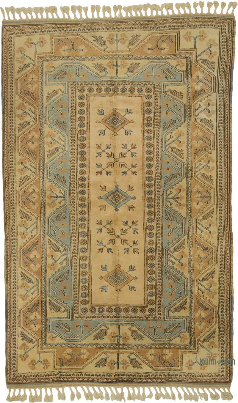 Vintage Turkish Hand-Knotted Rug - 5' 1" x 8' 1" (61" x 97") - K0068810