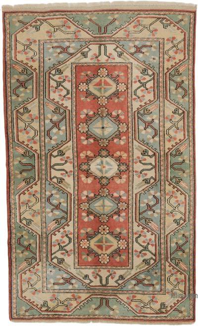 El Dokuma Vintage Halı - 120 cm x 197 cm