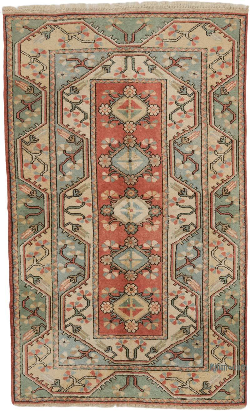 Vintage Turkish Hand-Knotted Rug - 3' 11" x 6' 6" (47" x 78") - K0068811