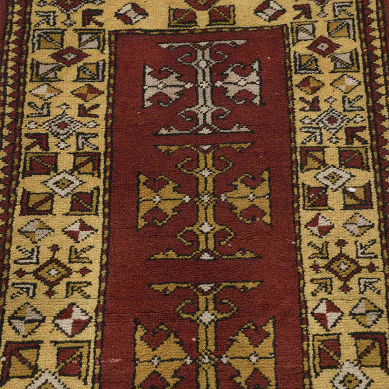 Vintage Turkish Hand-Knotted Rug - 1' 10" x 3' 8" (22" x 44") - K0068817
