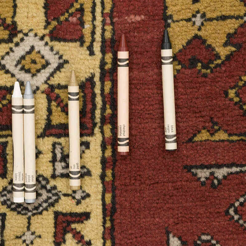 Vintage Turkish Hand-Knotted Rug - 1' 10" x 3' 8" (22" x 44") - K0068817