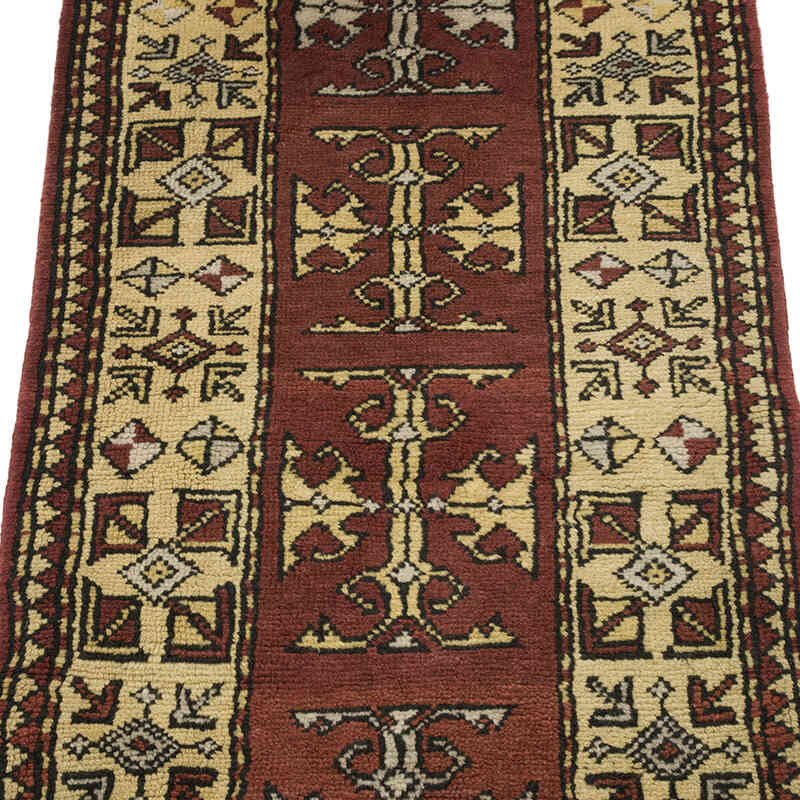Vintage Turkish Hand-Knotted Rug - 1' 10" x 4' 1" (22" x 49") - K0068818