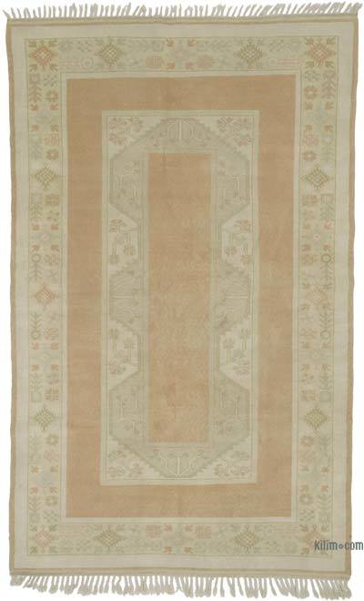 Vintage Turkish Hand-Knotted Rug - 5' 3" x 8' 4" (63" x 100")