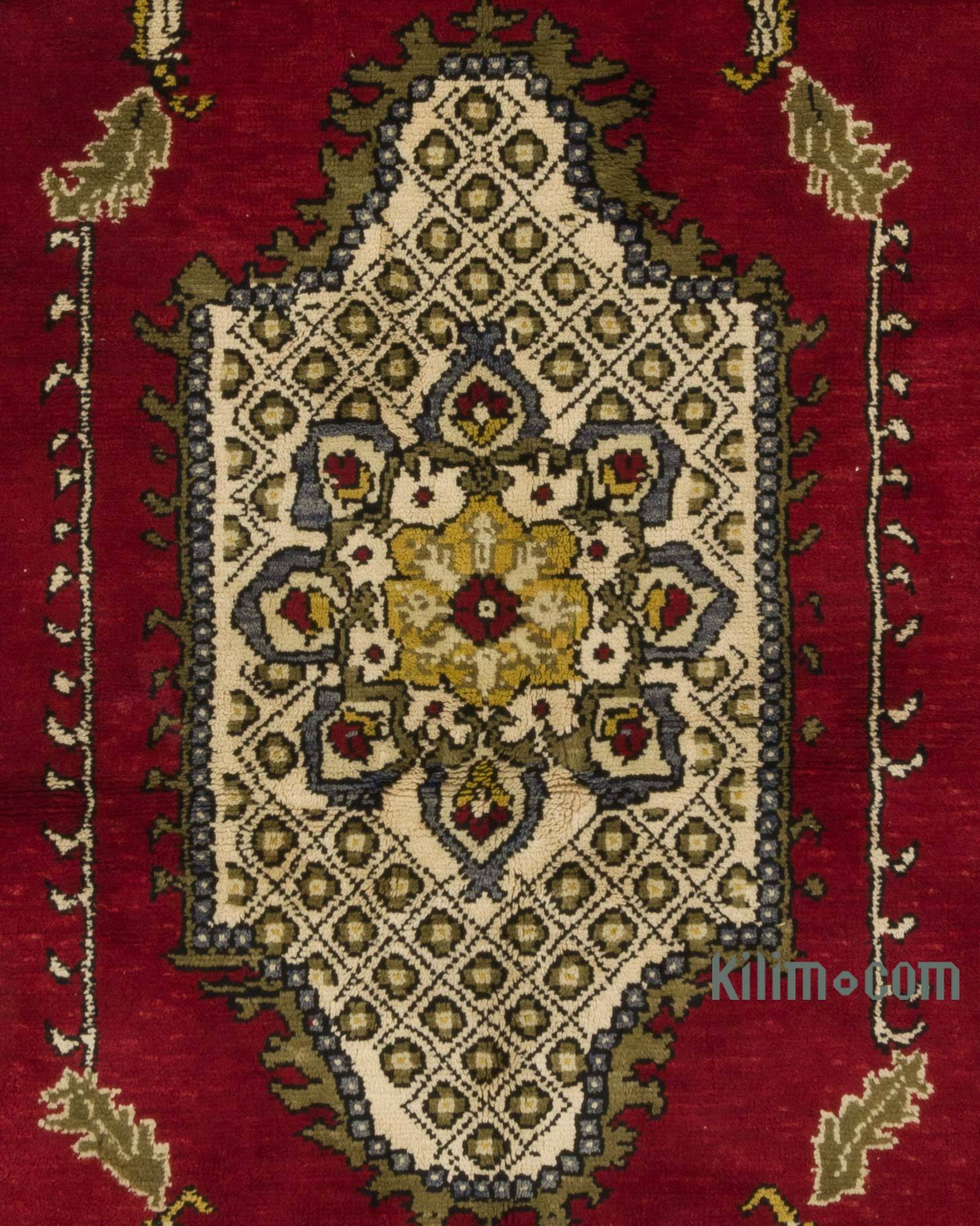 Vintage Turkish Hand-Knotted Rug - 5' 8