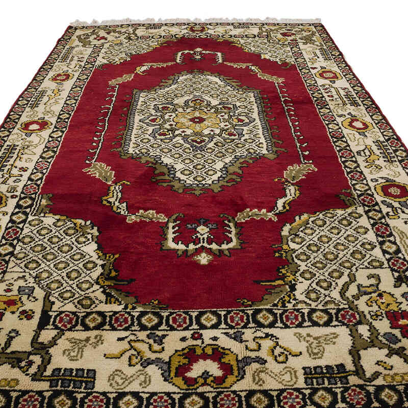 K0068822 Vintage Turkish Hand-Knotted Rug - 5' 8 K0068822 Vintage Turkish Hand-Knotted Rug - 5' 8