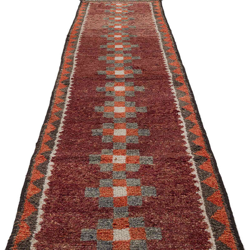 Vintage Tribal Runner Rug - 2' 8" x 11' 3" (32" x 135") - K0068823