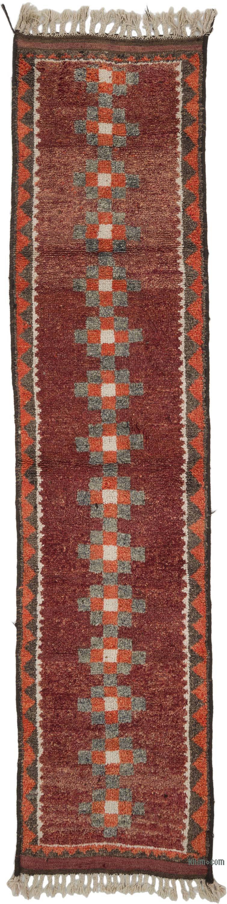 Vintage Tribal Runner Rug - 2' 8" x 11' 3" (32" x 135") - K0068823