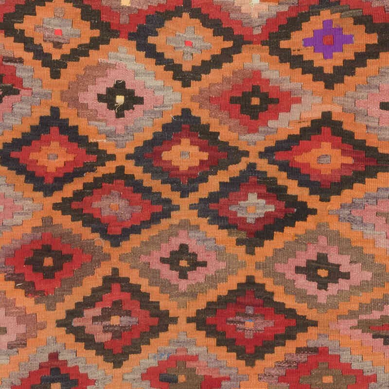 Vintage Tribal Kilim Runner - 3' 9" x 10' 10" (45" x 130") - K0068826