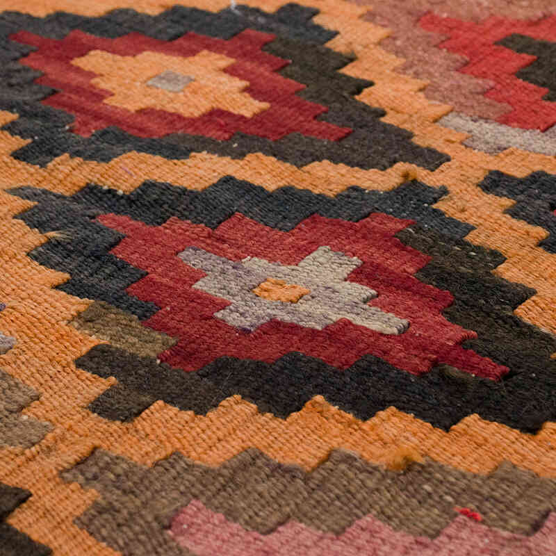Vintage Tribal Kilim Runner - 3' 9" x 10' 10" (45" x 130") - K0068826